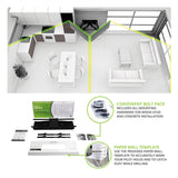 Kanto FMX3C Full Motion TV Wall Mount for 50" - 100" TVs