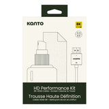 Kanto HT6-KIT Screen Cleaning Kit with Cleaning Spray, Microfiber Cloth, and HDMI 2.1 Cable