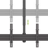 Kanto MBC311T Menu Board Ceiling Mount System with Tilting Arms for 40" - 60" TVs (3 Screens)