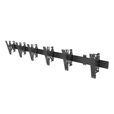 Kanto MBW31PT Menu Board Wall Mount System with Tilting Arms for 40" - 60" TVs (3 Screens)