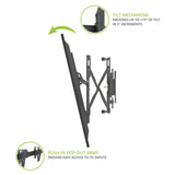 Kanto MBW31PT Menu Board Wall Mount System with Tilting Arms for 40" - 60" TVs (3 Screens)