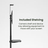 Kanto MTM70PL Height Adjustable Rolling TV Stand for 40" - 70" TVs