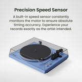 Kanto OBI3 Bluetooth 5.3 Turntable with Built-In Preamp (Matte Ice Blue)