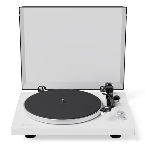 Kanto OBI3 Bluetooth 5.3 Turntable with Built-In Preamp (Matte White)