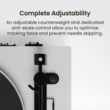 Kanto OBI3 Bluetooth 5.3 Turntable with Built-In Preamp (Matte White)