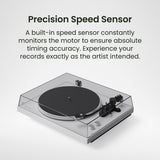 Kanto OBI3 Bluetooth 5.3 Turntable with Built-In Preamp (Matte White)