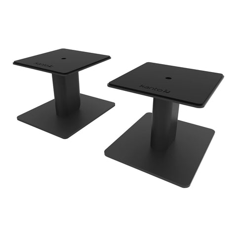 Kanto SP6HD 6" Universal Desktop Speaker Stands with Rotating Top Plates and Cable Management - Pair (Black)