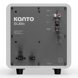 Kanto SUB6 6" Powered Subwoofer Bundle with AudioQuest Jack Russell Subwoofer Cable - 4m (White)