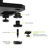 Kanto SX30 30" Fillable Speaker Stands with Isolation Feet - Pair (Black)