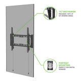Kanto T300P Low Profile Vertical TV Mount for 40" - 90" TVs