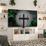 Kanto TTS140 Height Adjustable and Swivelling Tabletop TV Stand for 40" - 90" TVs