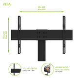Kanto TTS140 Height Adjustable and Swivelling Tabletop TV Stand for 40" - 90" TVs