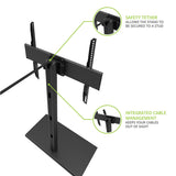 Kanto TTS140 Height Adjustable and Swivelling Tabletop TV Stand for 40" - 90" TVs