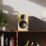 Kanto Tuk (2nd Gen) Powered Speakers Bundle with AudioQuest Jack Russell Subwoofer Cable - 4m (Butter)