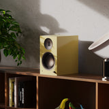 Kanto Tuk (2nd Gen) Powered Speakers Bundle with AudioQuest Jack Russell Subwoofer Cable - 4m (Butter)