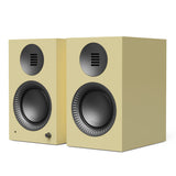 Kanto Tuk (2nd Gen) Powered Speakers Bundle with AudioQuest Jack Russell Subwoofer Cable - 4m (Butter)