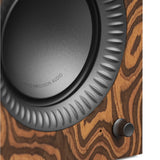 Kanto Tuk (2nd Gen) Powered Speakers Bundle with AudioQuest Jack Russell Subwoofer Cable - 4m (Burled)