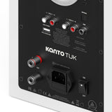 Kanto Tuk (2nd Gen) Powered Speakers Bundle with AudioQuest Jack Russell Subwoofer Cable - 4m (White)