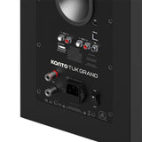 Kanto TUK Grand (2nd Gen) Powered Speakers Bundle with AudioQuest Jack Russell Subwoofer Cable - 4m (Black)