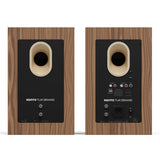 Kanto TUK Grand (Gen 2) Powered Speakers Bundle with AudioQuest Jack Russell Subwoofer Cable - 4m (Walnut)