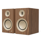 Kanto TUK Grand (Gen 2) Powered Speakers Bundle with AudioQuest Jack Russell Subwoofer Cable - 4m (Walnut)