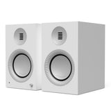 Kanto Tuk Grand (2nd Gen) Powered Speakers Bundle with AudioQuest Jack Russell Subwoofer Cable - 4m (White)