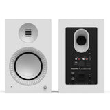 Kanto Tuk Grand (2nd Gen) Powered Speakers Bundle with AudioQuest Jack Russell Subwoofer Cable - 4m (White)