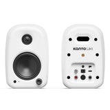 Kanto UKI Bluetooth Speakers Bundle with AudioQuest Jack Russell Subwoofer Cable - 4m (White)