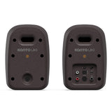 Kanto UKI Bluetooth Speakers Bundle with AudioQuest Jack Russell Subwoofer Cable - 4m (Pumice)