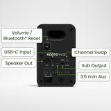 Kanto Yu2 (2nd Gen) 110 W Desktop Computer Speakers with Bluetooth 5.0 (Black)