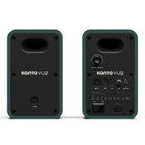 Kanto Yu2 (2nd Gen) 110 W Desktop Computer Speakers with Bluetooth 5.0 (Green)