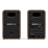 Kanto Yu2 (2nd Gen) 110 W Desktop Computer Speakers with Bluetooth 5.0 (Walnut)