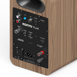 Kanto Yu4 (2nd Gen) 160W Powered Speaker System with Bluetooth 5.3 and Phono Preamp (Walnut)