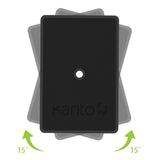 Kanto SP9 9" Universal Desktop Speaker Stands with Rotating Top Plates and Cable Management - Pair (Black)