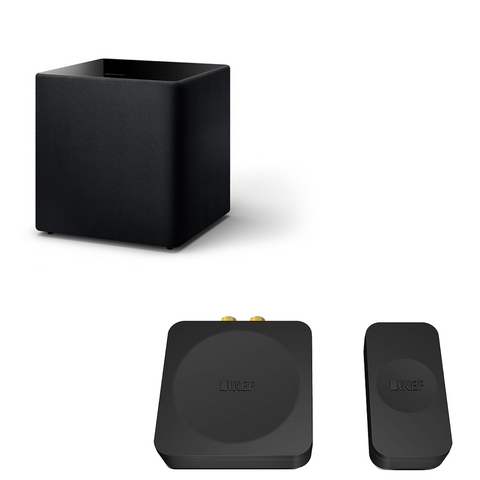 KEF KUBE 8 MIE Subwoofer Bundle with KW1 Wireless Subwoofer Adapter Kit