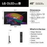 LG OLED48C6PUA 48" OLED evo AI C6 4K Smart TV