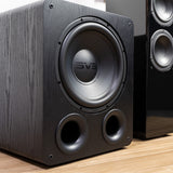 SVS PB-1000 Pro 12 Inch Ported Subwoofer with SoundPath Wireless Audio Adapter (Premium Black Ash)
