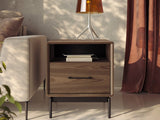 BDI LINQ 9181 22 Inch Modern Nightstand With Charging Station