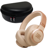 JBL Live 770NC Wireless Over Ear Noise Cancelling Headphone Bundle with gSport EVA Case