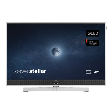 Loewe stellar dr+ 42" 4K OLED Smart TV (Alu Brushed/Concrete)