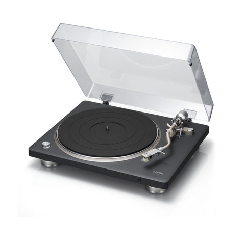 Denon DP-500BT Premium Belt-Driven Hi-Fi Turntable with Bluetooth (Black)