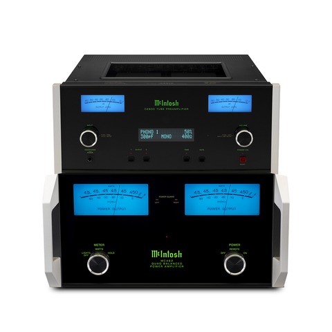 McIntosh C2800 Tube Preamplifier & MC462 2-Channel Amplifier Bundle