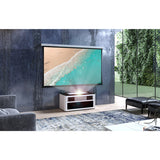 Salamander Designs Chameleon Collection Miami 229S Dual Speaker Grill Projector Integrated Cabinet for LG HU85LA Projector (Gloss Warm White)