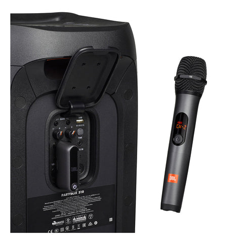 JBL PARTYBOX Wireless Two Microphone System with Dual-Channel Adapter