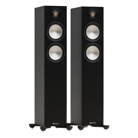 Monitor Audio Bronze 300 7G Floorstanding Speakers - Pair (Black)
