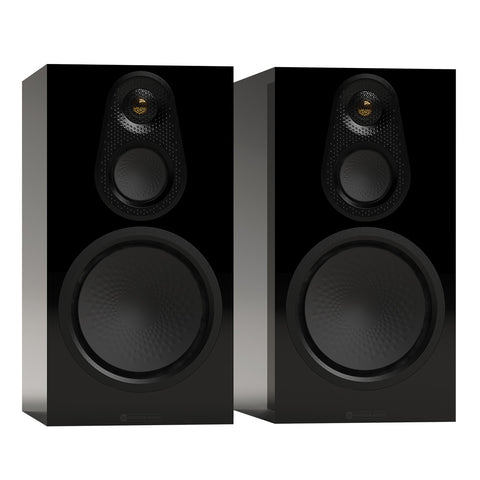 Monitor Audio Silver 100 8G 3-Way Bookshelf Speakers - Pair (Black Gloss)