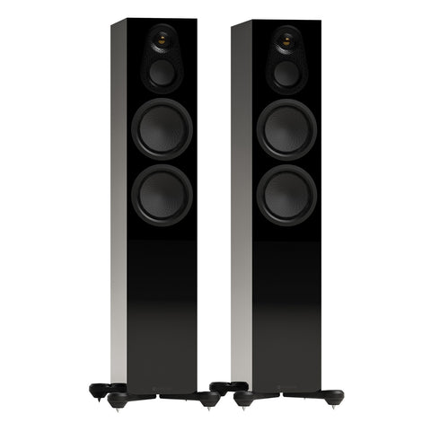 Monitor Audio Silver 300 8G 3-Way Floorstanding Speakers - Pair (Black Gloss)
