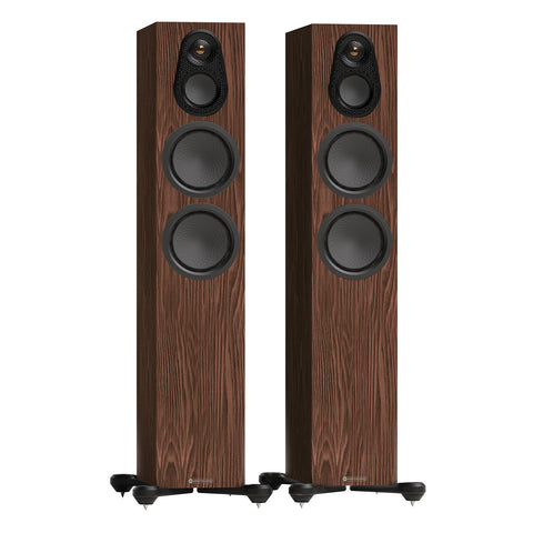 Monitor Audio Silver 300 8G 3-Way Floorstanding Speakers - Pair (European Walnut)