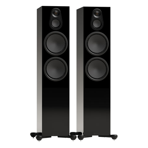 Monitor Audio Silver 500 8G 3-Way Floorstanding Speakers - Pair (Black Gloss)
