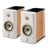 Focal Kanta No.1 2-Way Bookshelf Speaker - Pair (Walnut High Gloss & Ivory Mat)